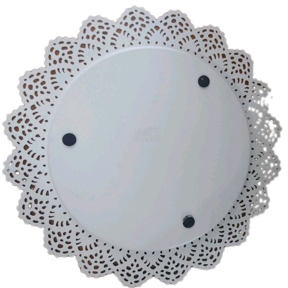 Hand Painted Filigree Edged Tray Multicolor Signed - Picture 5 of 10